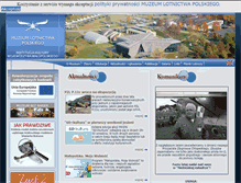 Tablet Screenshot of muzeumlotnictwa.pl
