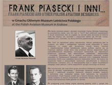 Tablet Screenshot of frankpiasecki.muzeumlotnictwa.pl
